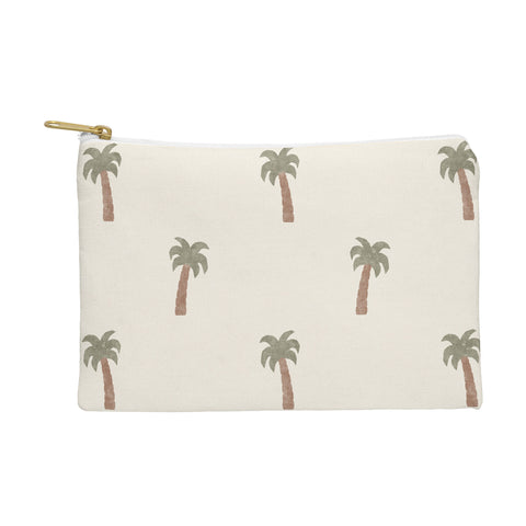 Little Arrow Design Co simple palm trees cream Pouch