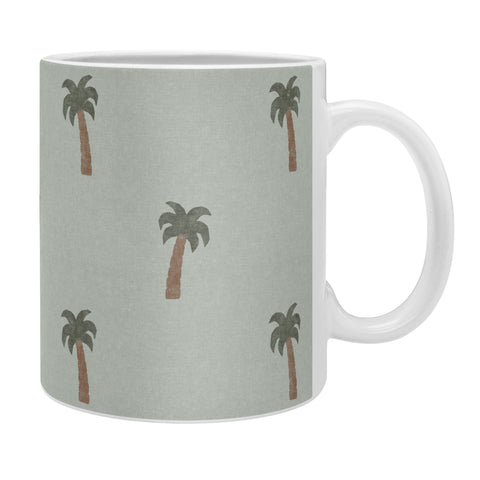 Little Arrow Design Co simple palm trees sage Coffee Mug