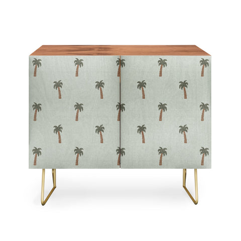 Little Arrow Design Co simple palm trees sage Credenza