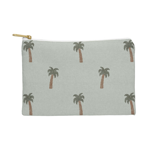 Little Arrow Design Co simple palm trees sage Pouch