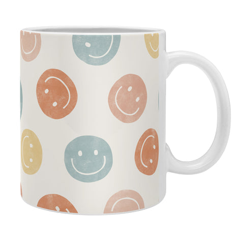 Little Arrow Design Co smiley faces neutrals Coffee Mug
