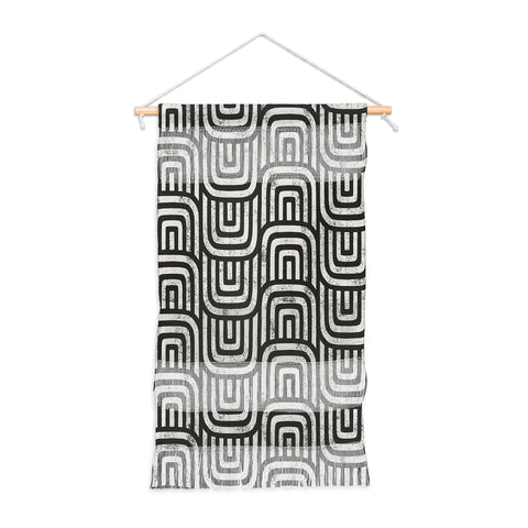 Little Arrow Design Co square scallop charcoal Wall Hanging Portrait