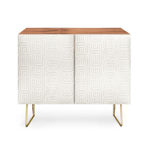 Little Arrow Design Co square scallop cream Credenza