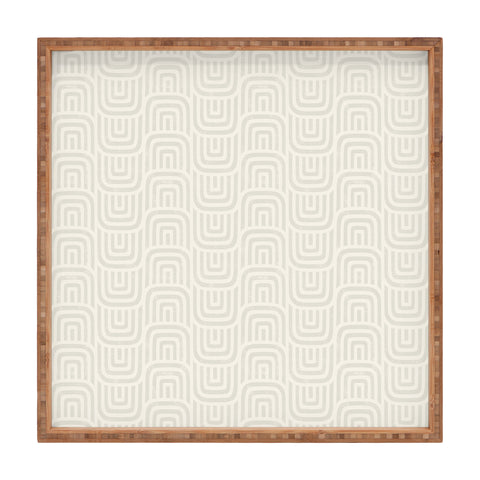 Little Arrow Design Co square scallop cream Square Tray