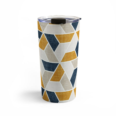 Little Arrow Design Co triangle geo Travel Mug