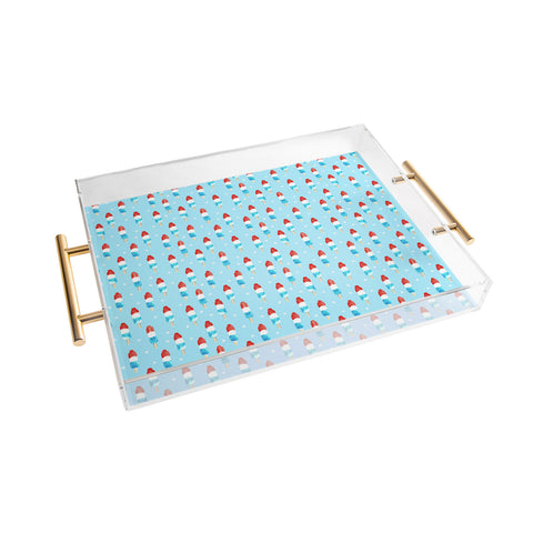 Little Arrow Design Co watercolor bomb pops Acrylic Tray