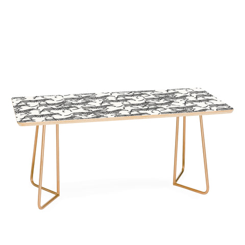 Little Arrow Design Co zebras black and white Coffee Table