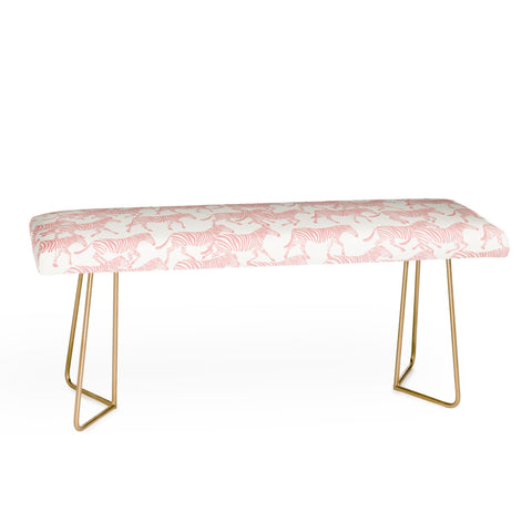 Little Arrow Design Co zebras in pink Bench