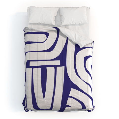 Little Dean Abstract stripe mosaic Comforter