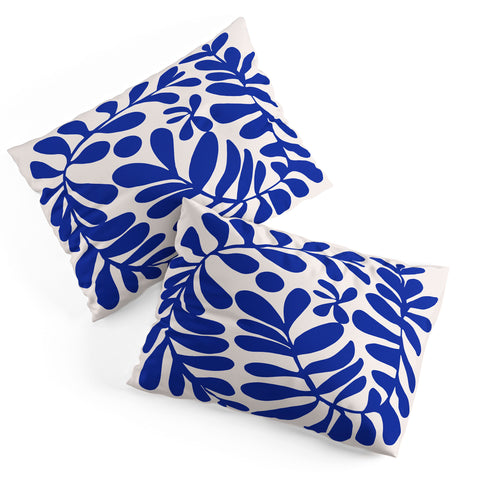 Little Dean Blue foliage Pillow Shams