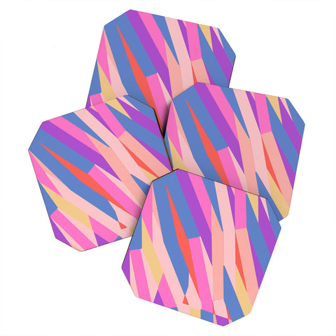 Little Dean Color stripe Coaster Set