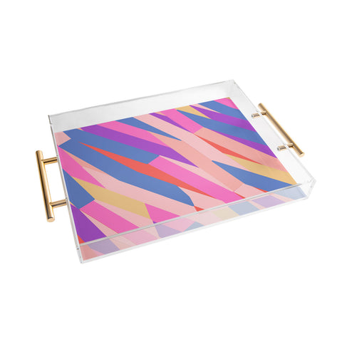 Little Dean Color stripe Acrylic Tray