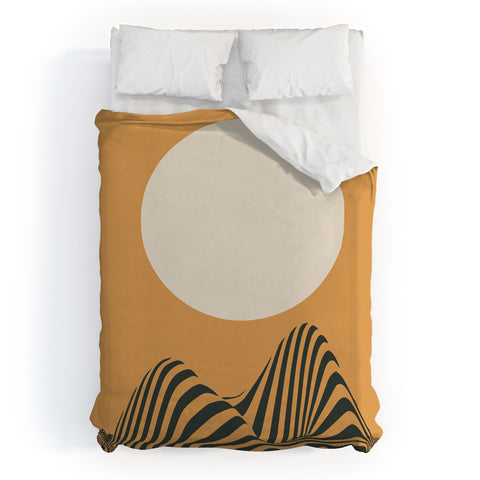 Little Dean Moon Mountain Duvet Cover