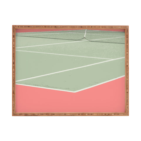 Little Dean Tennis game Rectangular Tray