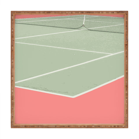 Little Dean Tennis game Square Tray