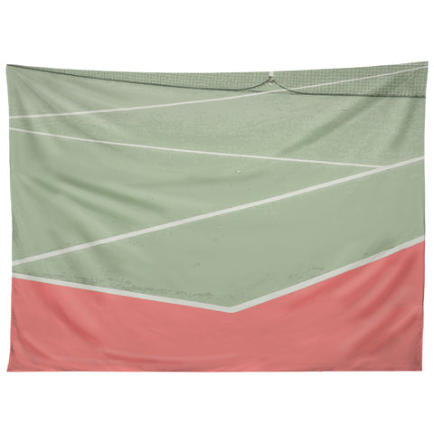 Little Dean Tennis game Tapestry