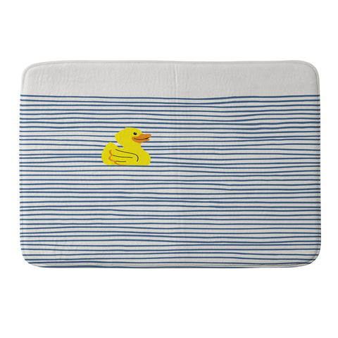 Little Dean Yellow rubber ducky Memory Foam Bath Mat
