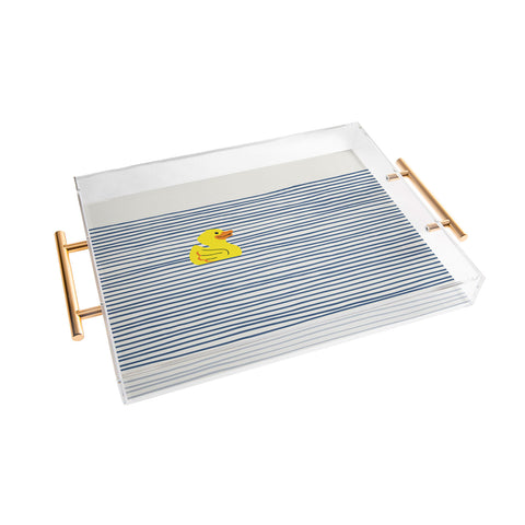 Little Dean Yellow rubber ducky Acrylic Tray
