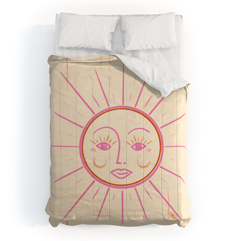 Little Om Celestial Sun cream Comforter
