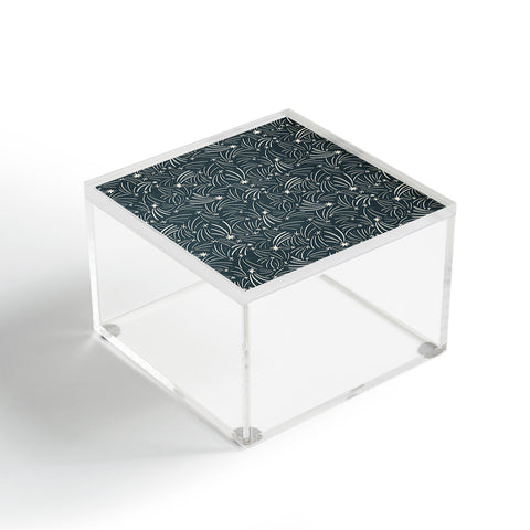 Little Om Pattern Shooting Stars blue Acrylic Box