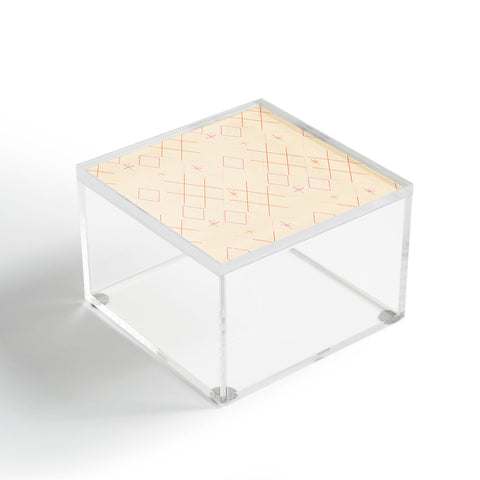 Little Om Starry Web cream Acrylic Box