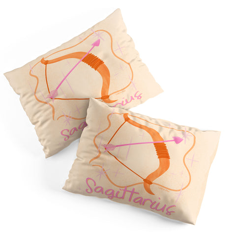 Little Om Zodiac Sign Sagittarius Pillow Shams
