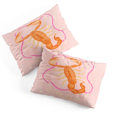 Little Om Zodiac Sign Scorpio Pillow Shams