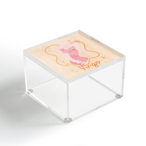 Little Om Zodiac Sign Virgo Acrylic Box