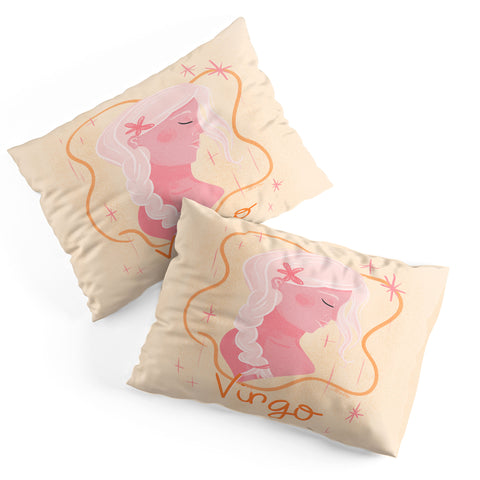 Little Om Zodiac Sign Virgo Pillow Shams