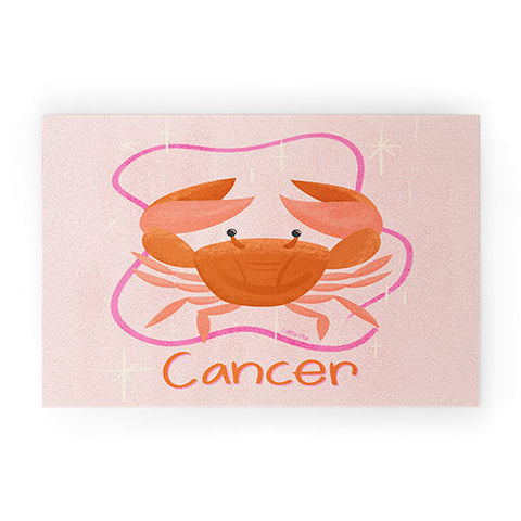 Little Om Zodiac Signs Cancer Welcome Mat