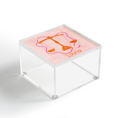 Little Om Zodiac Signs Libra Acrylic Box