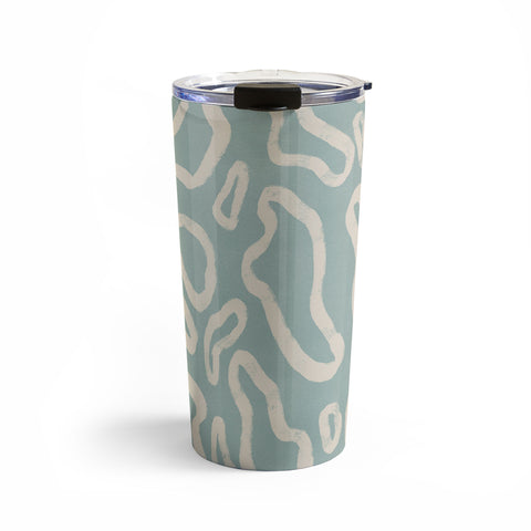 Lola Terracota Organical shapes 443 Travel Mug
