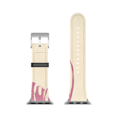 LouBruzzoni Big Pink Ribbon Apple Watch Band