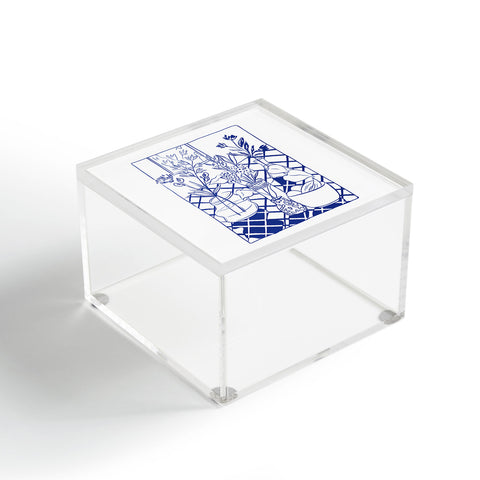 LouBruzzoni Blue line vases Acrylic Box