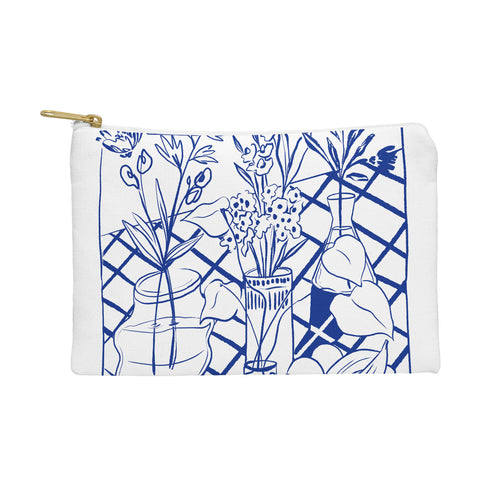 LouBruzzoni Blue line vases Pouch