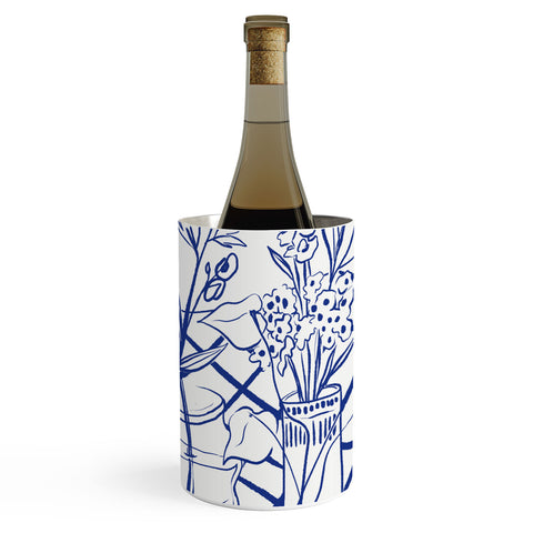 LouBruzzoni Blue line vases Wine Chiller