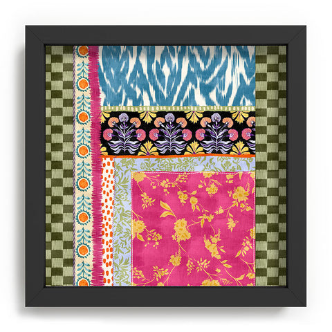 LouBruzzoni Boho Colorful Patch Recessed Framing Square