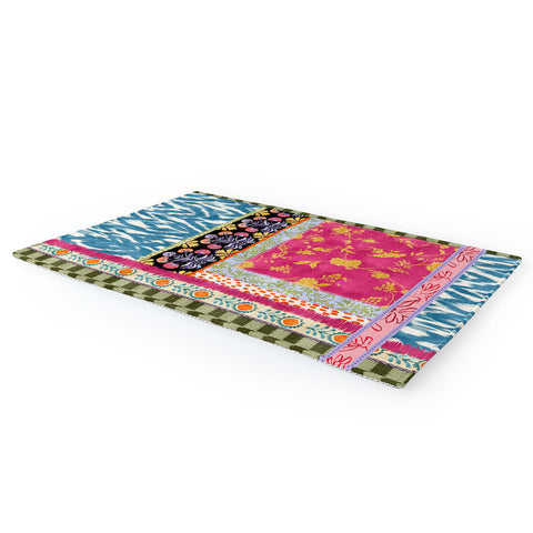 LouBruzzoni Boho Colorful Patch Area Rug