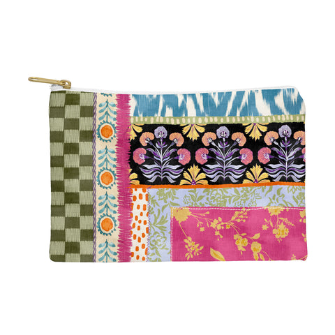 LouBruzzoni Boho Colorful Patch Pouch
