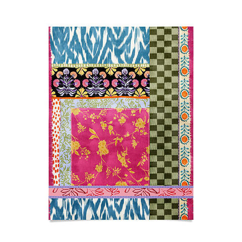 LouBruzzoni Boho Colorful Patch Poster