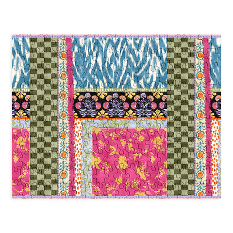 LouBruzzoni Boho Colorful Patch Puzzle