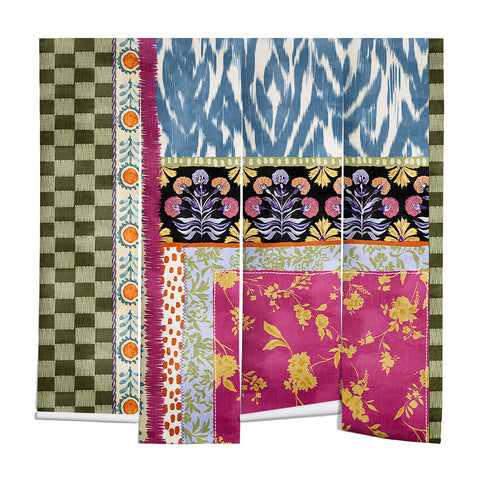 LouBruzzoni Boho Colorful Patch Wall Mural