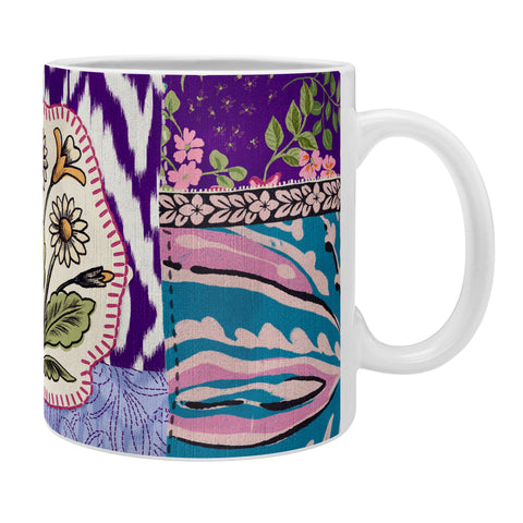 LouBruzzoni Boho Floral Patch Coffee Mug