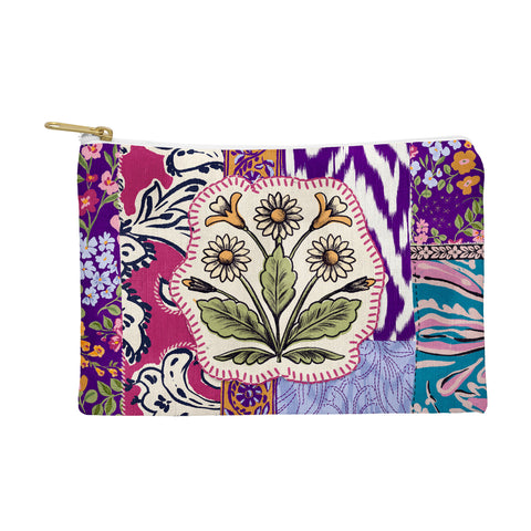 LouBruzzoni Boho Floral Patch Pouch