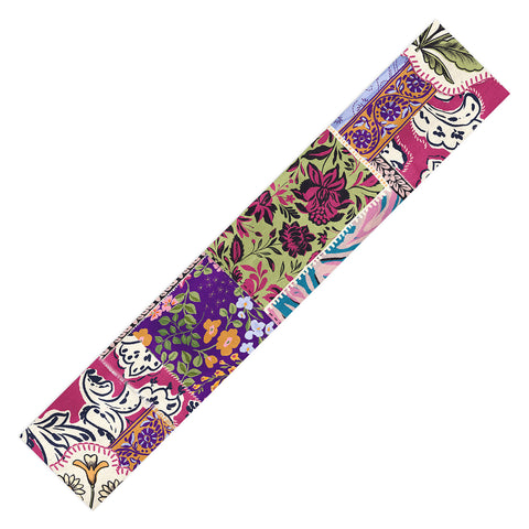 LouBruzzoni Boho Floral Patch Table Runner