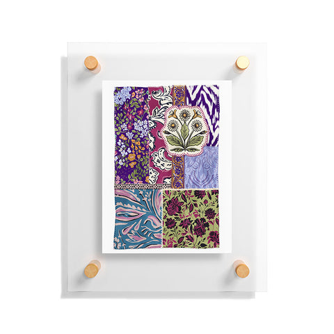 LouBruzzoni Boho Patch Floating Acrylic Print
