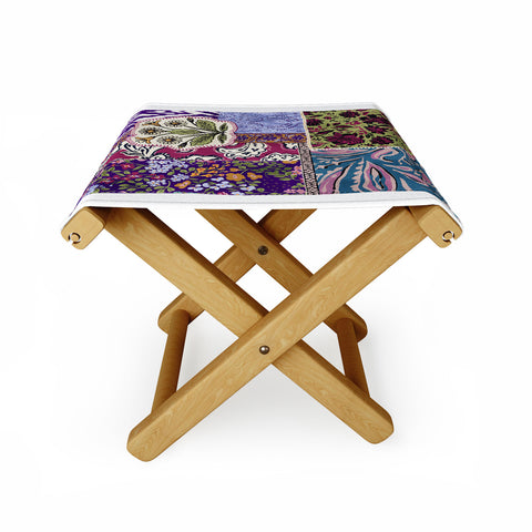 LouBruzzoni Boho Patch Folding Stool