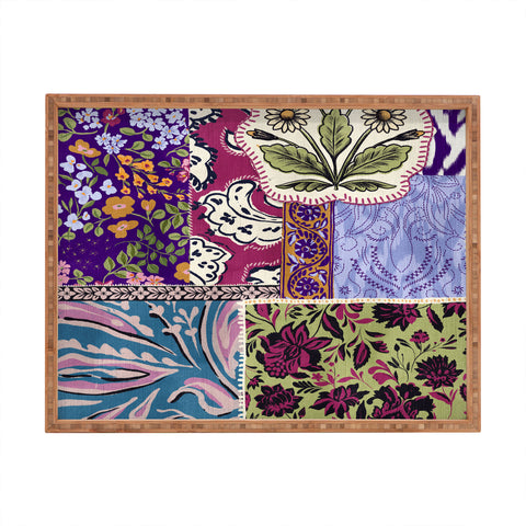 LouBruzzoni Boho Patch Rectangular Tray