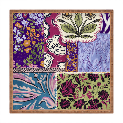 LouBruzzoni Boho Patch Square Tray