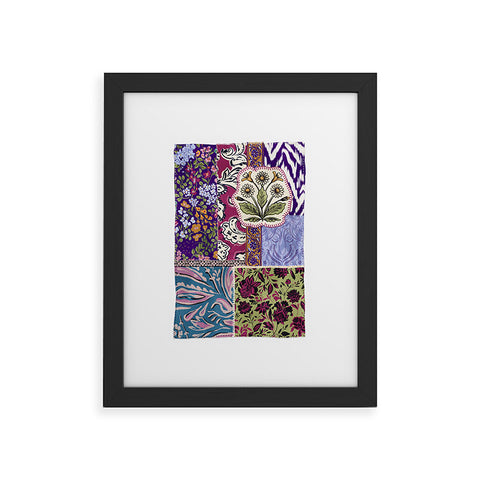 LouBruzzoni Boho Patch Framed Art Print